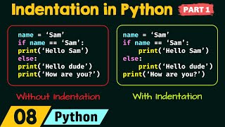 Indentation In Python Part 1