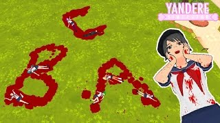 ALPHABET KILLER CHALLENGE ! - Yandere Simulator FR