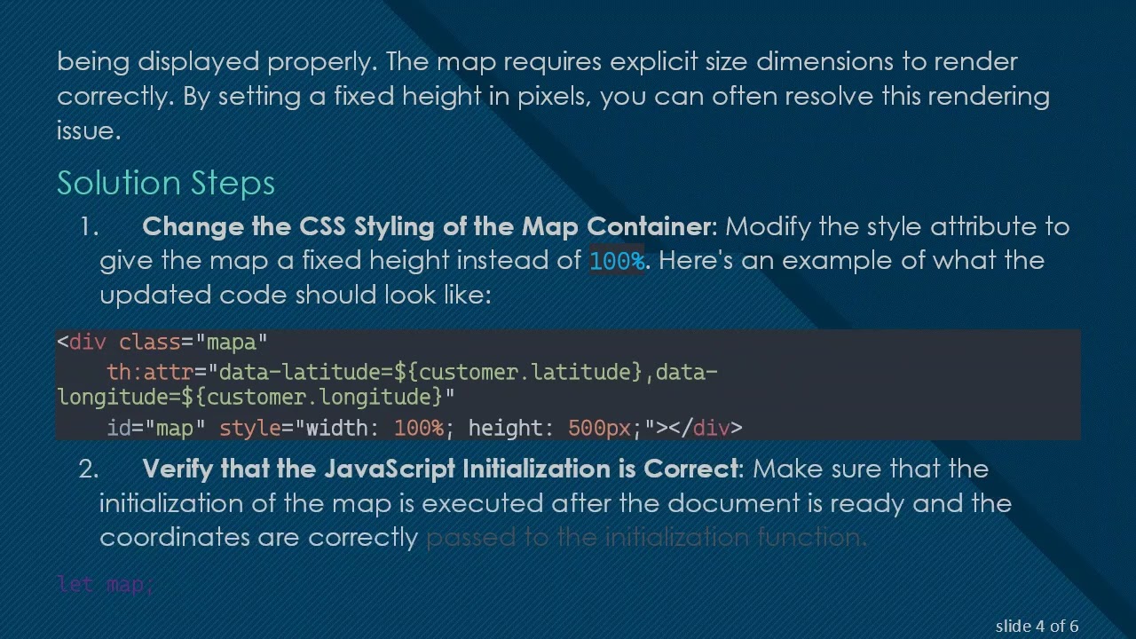 How to Solve the GoogleMap API Not Rendering in Your Java/Spring Boot Application