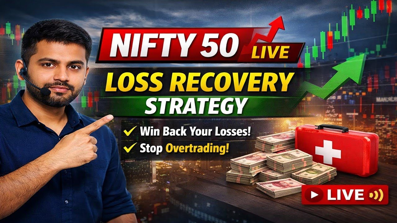 Nifty 50 LIVE Analysis | Loss Recovery Strategy | Aaj ka Market Plan 🔥