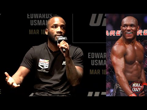 Leon Edwards talks Kamaru Usman rematch "I?ve NEVER lost in the UK" | UFC 286