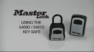 Master Lock | Operating the 5400D & 5401D Lock Boxes | SafeSpace®