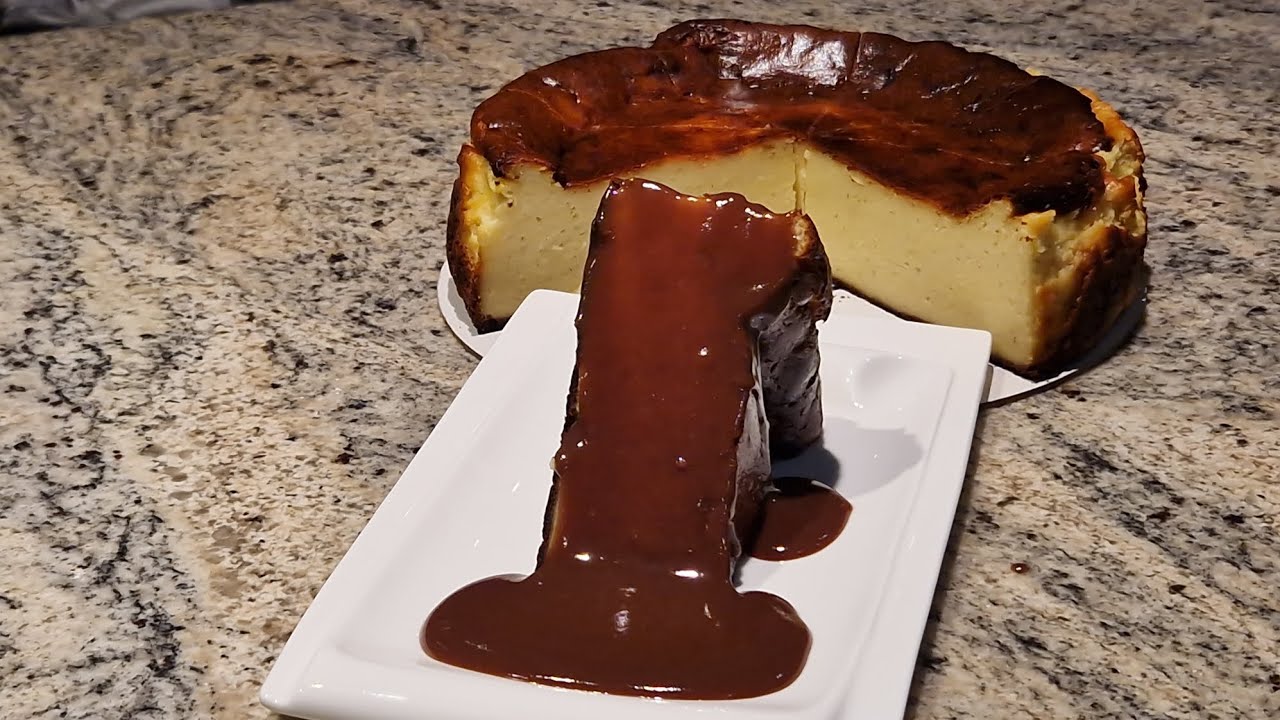 سان سبستيان تحلية لذيذة و سهلة التحضير لسهراتكم الرمضانية راح تستمتعو با القوام الكريمي 