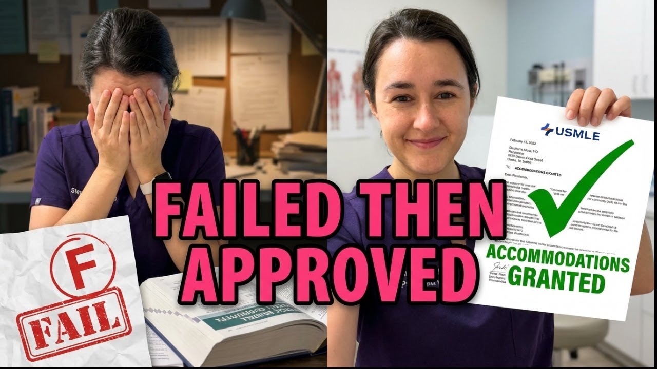 Watch: Overcoming Board Exam Challenges: Seeking Accommodations for USMLE Step 1