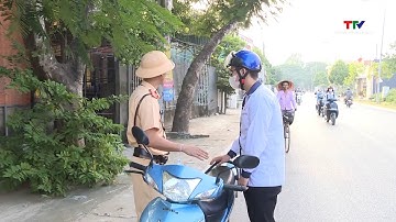 Công an thị xã Nghi Sơn tăng cường đảm bảo an toàn cho học sinh