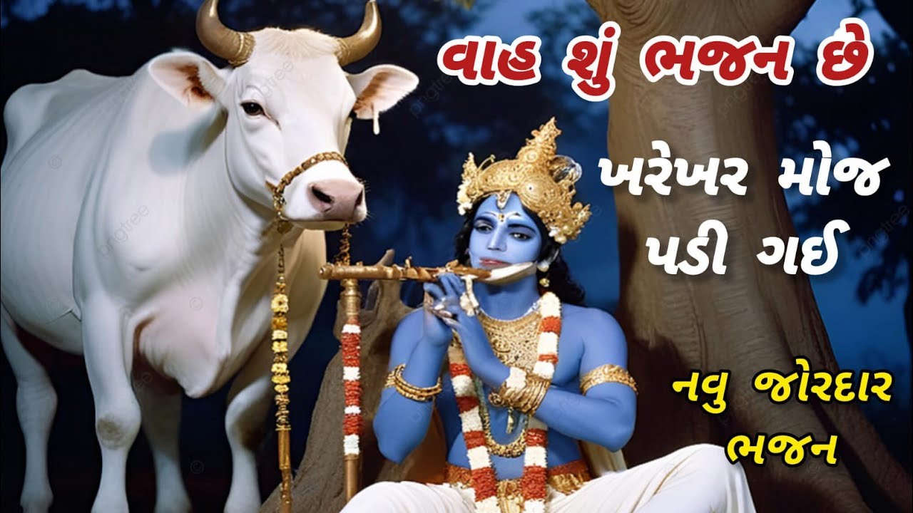 Awesome Gujarati Kirtan🌹krishnabhajan🌺gujarati bhajan🏵peacefulmeditationmusic#bhajan#song
