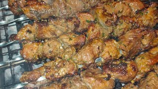 brochettes avec Une superbe marinade