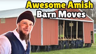 Amish MOVING Buildings - By Hand