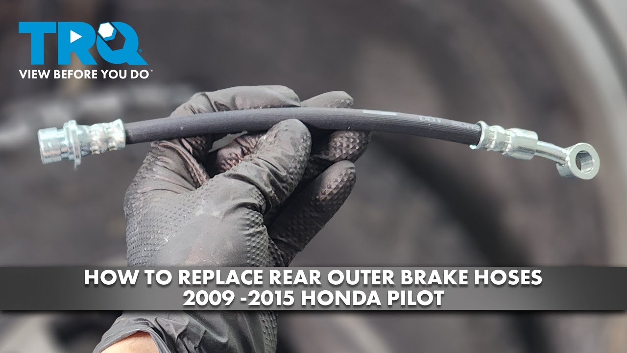 How to Replace Rear Outer Brake Hoses 2009-2015 Honda Pilot | 1A Auto