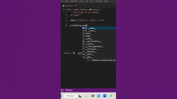 find tuple element index in python #shortvideo #short #shorts