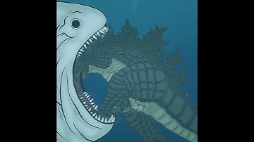 GODZILLA VS BLOOP || CREDIT @PANDYMONSTERPART 2 #edit #shortsviral #viralvideos #bloop #godzilla