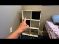 Sleek Storage Upgrade That Organizes EVERYTHING 📦 6 Cube Shelf Setup