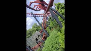🎢 Vampire Inverted Coaster Onride 4K 🎥 | Walibi Belgium 2025 | Extreme G-Forces & Speed!