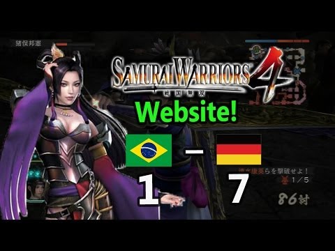 What happened to Brazil? Brazil VS Germany 7-1 Fifa 2014 (Samurai Warriors 4 Official Website!)
