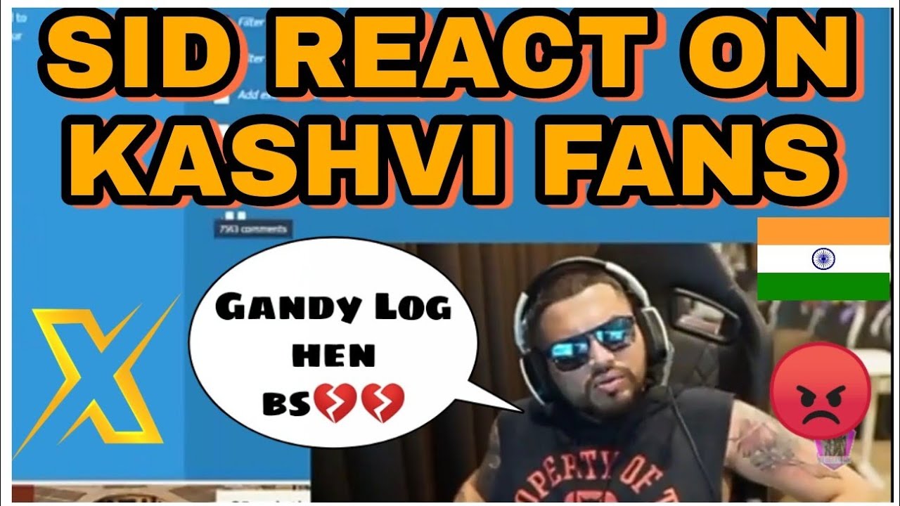 SID react on Kashvi Fans Hate after Xspark low performance | BGIS