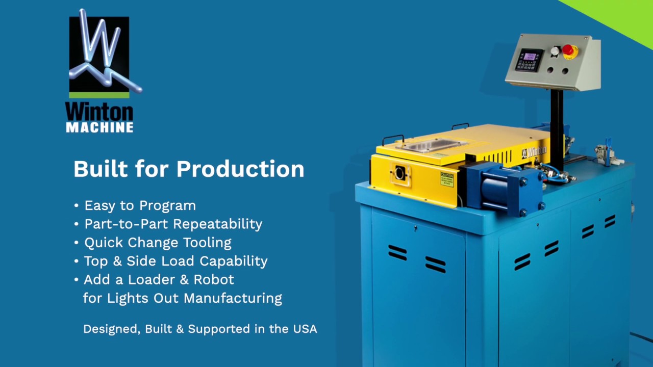 End Former with Extra Long Stroke | Model DH25 Demo | End Forming Machines by Winton Machine