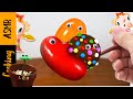 Eating Candy Crush Saga Real Life - ASMR Mukbang Strange Food No Talking