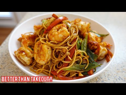 Smoked Shrimp Chow Mein