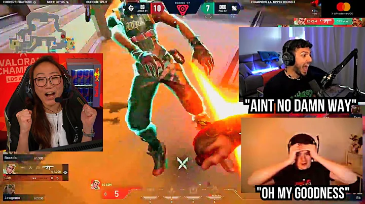 EG C0M SICK Knife Kill on DRX BuZz Left Everyone in DISBELEIF of what Happened! Tarik & sliggy React