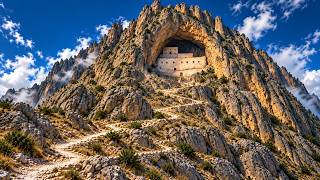 Walking to a Monastery Hidden in the Cliffs — 4K Walking Tour
