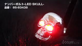 ナンバーボルト-LED SKULL-
