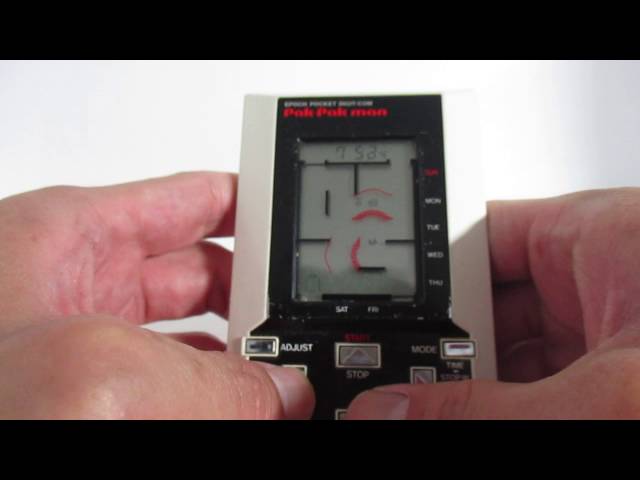 16596 Epoch LCD Game Pocket Digit-com Pak Pak Man - YouTube