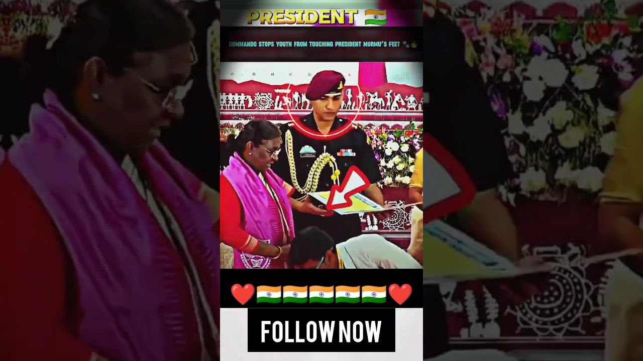 “🔥 ADC Sidharth Sharma: President Murmu’s TOP Security Boss 🫶🗿 