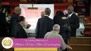 Celebrating The Life Of Mother Willie Mae Washington