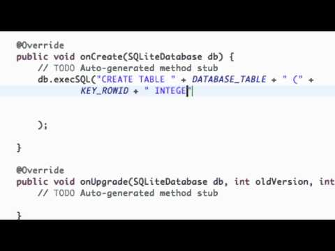 - 114 - Creating SQLite Database.MP4