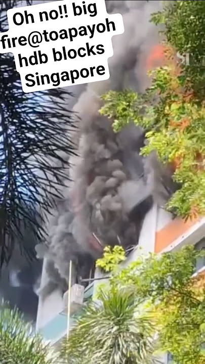 #Fire @Hdb toapayoh Singapore ,#accidentnews #fireplace #ytshorts