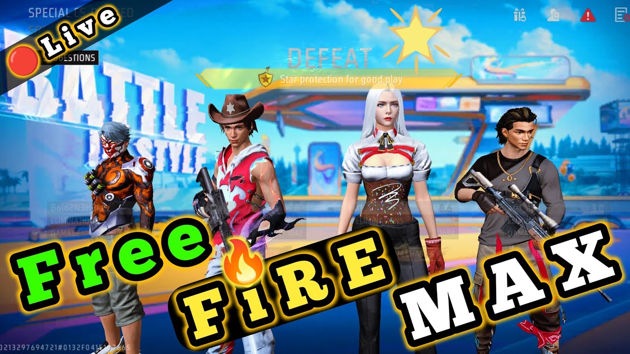 Game Wala Live 🔴 Streaming Free Fire 🔥 Max 