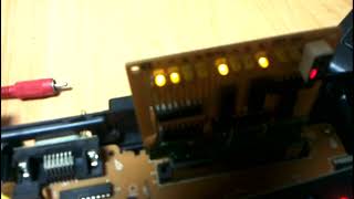 MSX address decoder LED test MOV023