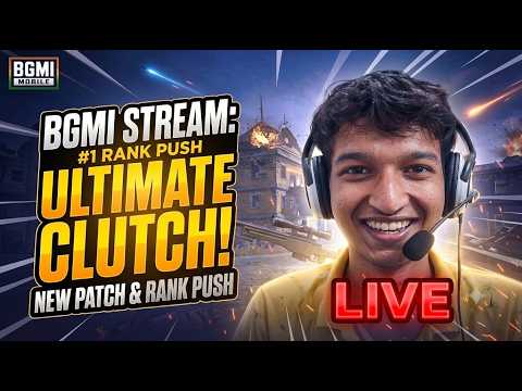 BGMI livestream rankpush - YouTube