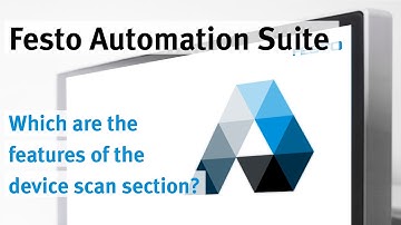 Festo Automation Suite: The device scan section