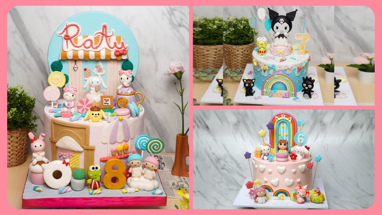 Sanrio Birthday Cake Compilation – Cute, Sweet & So Pink!