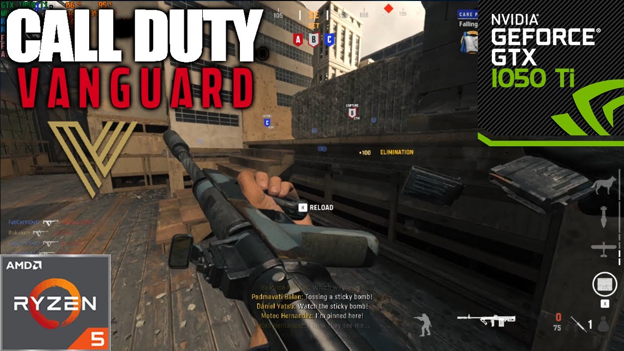 Call of Duty : Vanguard Mayhem | Ryzen 5 2600 + GTX 1050 Ti 4GB