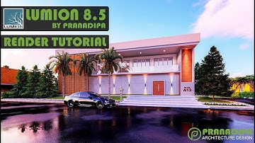 Tutorial Rendering Boarding House Modern Minimalist Lumion 8.5 Pro! - Pranadipa Architect