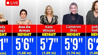 LIVE Heights Comparison of Hollywood Celebrities in 2025