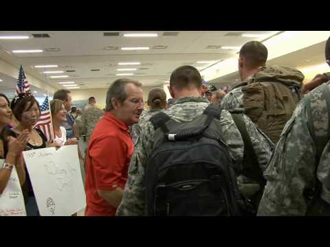 Troops at DFW Jul 31 2010