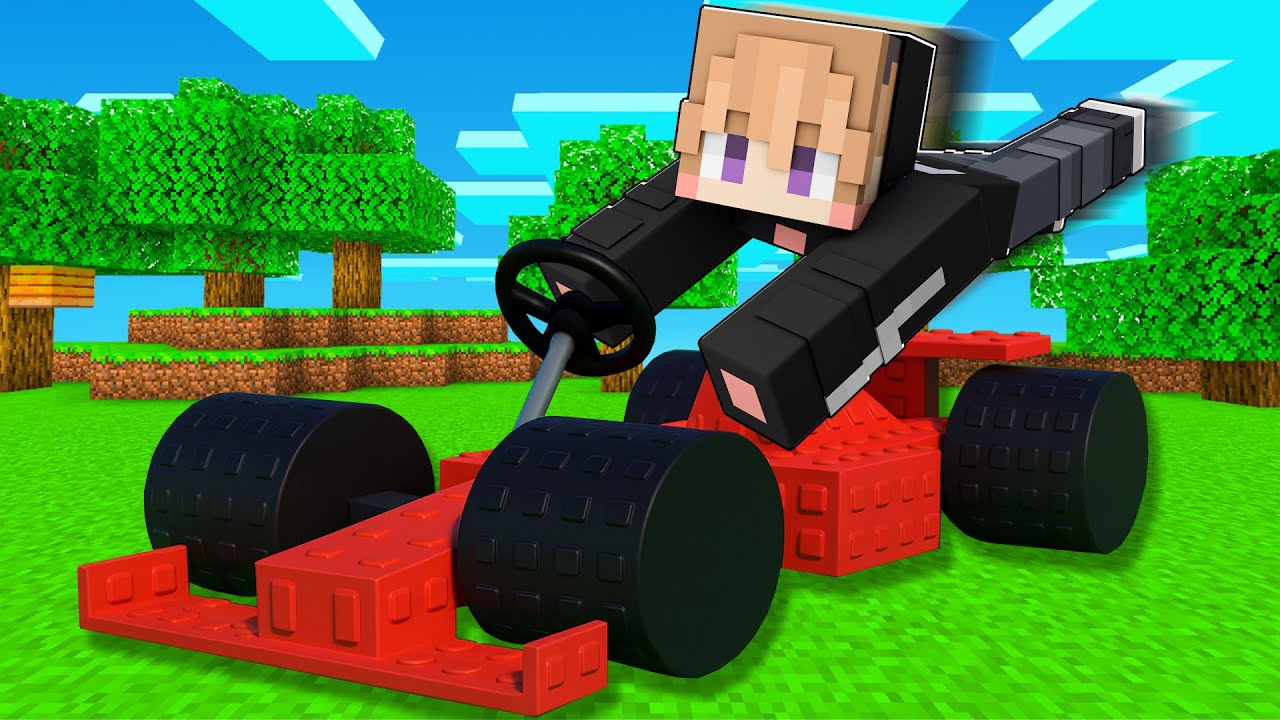 AKU BUAT MOBIL BALAP TERCEPAT DI MINECRAFT!!