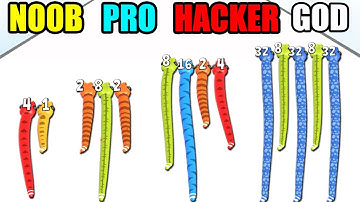 NOOB vs PRO vs HACKER vs GOD in Merge