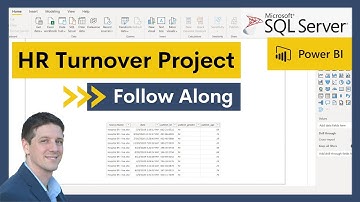 Data Analyst Portfolio Project #2 | Power BI to SQL Tutorial | HR Turnover Rate