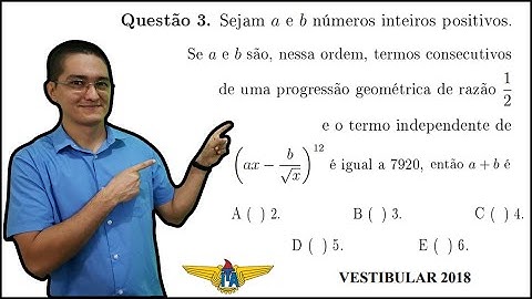 ITA 2018 - QUESTÃO 3 - BINÔMIO DE NEWTON