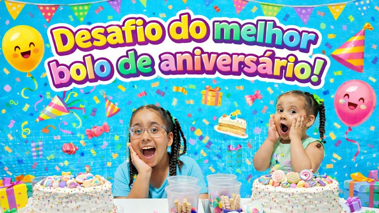 Desafio do melhor bolo de aniversário! 