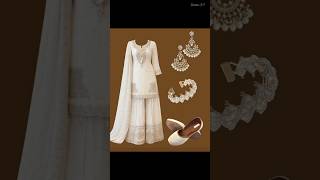 Desi outfit style for girls #shorts #Viral #trending #fashion #aesthetic #classic #simple #women's