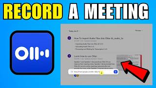 How To Record A Meeting In Otter Ai (2026) (Complete Guide)