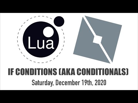Roblox Coding: If Conditions (aka Conditionals)