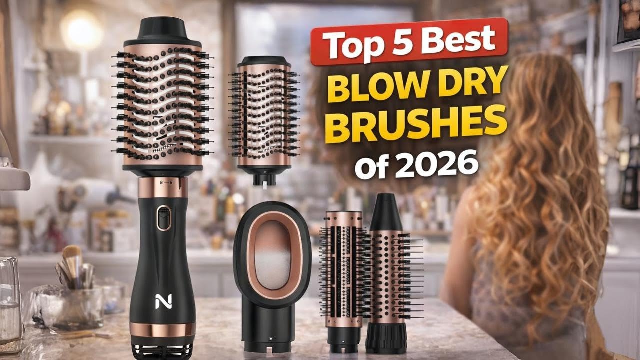Top 5 Best Blow dry Brushes Of 2026 | Blow Dry Brush Review 2026 | One step Dryer, Volumizer & Styli