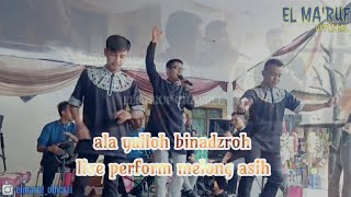 ala yalloh binadzroh - live perform
