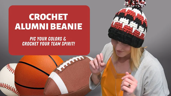 Crochet Alumni Beanie | Pattern for all sizes!